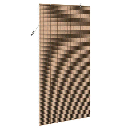 Roller Blind Brown 120 x 220 cm Bamboo