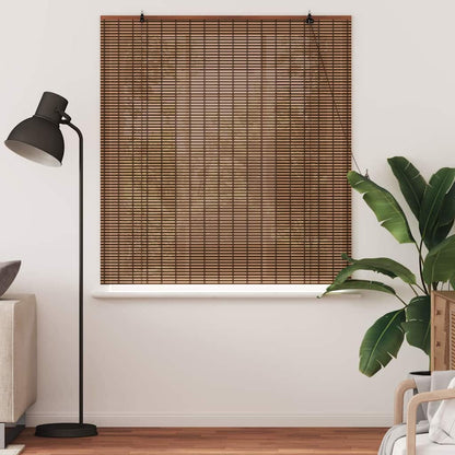 Roller Blind Brown 140 x 160 cm Bamboo
