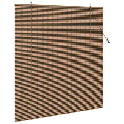 Roller Blind Brown 140 x 160 cm Bamboo
