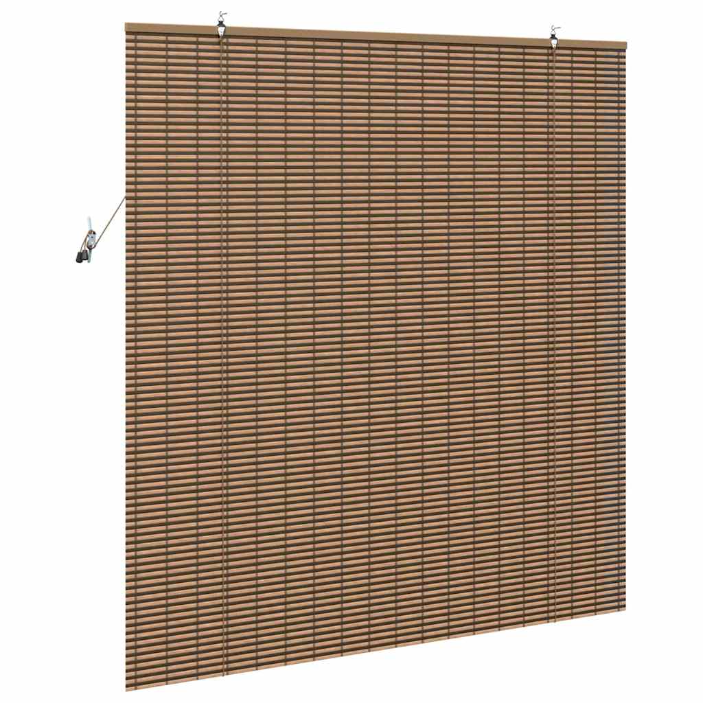 Roller Blind Brown 140 x 160 cm Bamboo