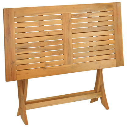 Sydney Rectangle Table Brown 110 x 55 x 75 cm Solid Acacia Wood