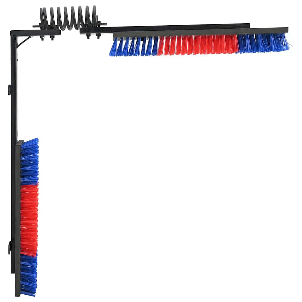 Cattle Brushes Adjustable Red and Blue 84 x 10 x 91 cm PVC