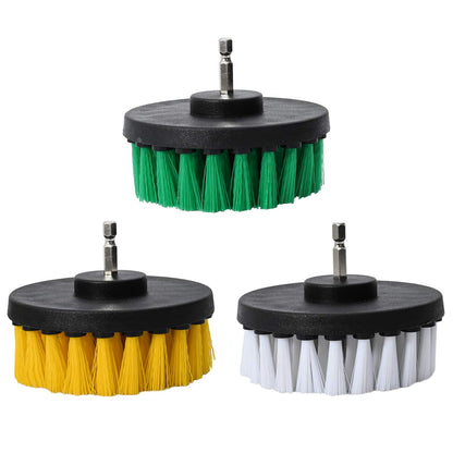 Car Brush Set Multicolour Poly Rattan
