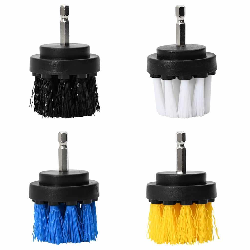 Car Brush Set Multicolour Poly Rattan