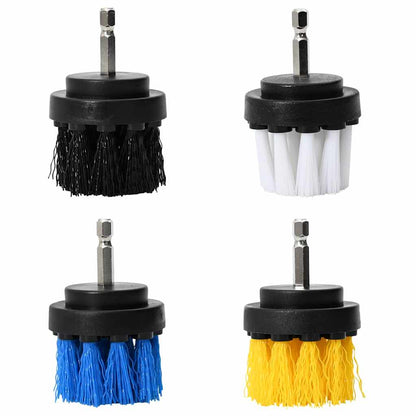 Car Brush Set Multicolour Poly Rattan
