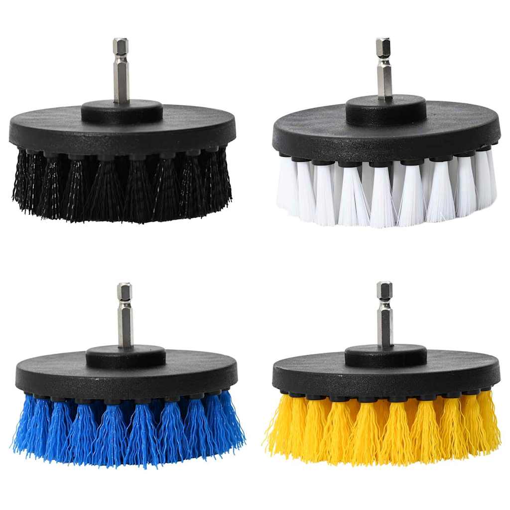 Car Brush Set Multicolour Poly Rattan