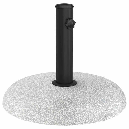 Parasol Base 20.9 kg Light Grey Concrete Round