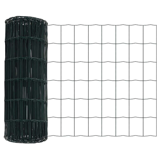 Euro Fence 0.8 x 25 m PVC-coated iron Green