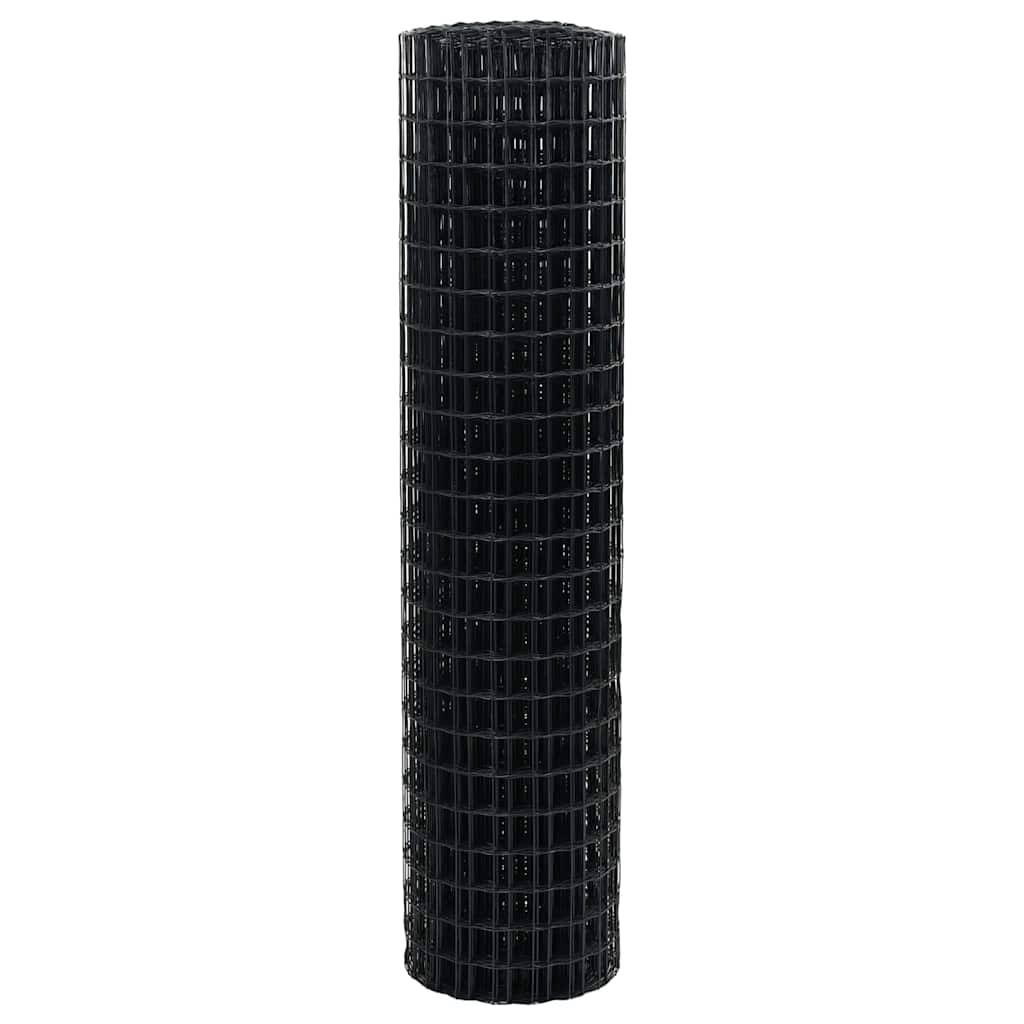 Euro Fence Grey 1 x 10 m PVC-coated iron