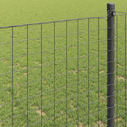 Euro Fence Grey 1.6 x 10 m PVC-coated iron