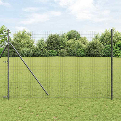 Euro Fence Grey 1.5 x 10 m PVC-coated iron