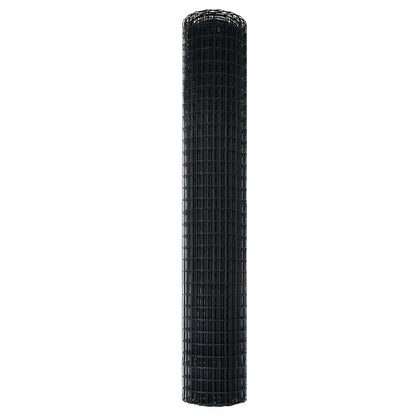Euro Fence Grey 1.5 x 10 m PVC-coated iron