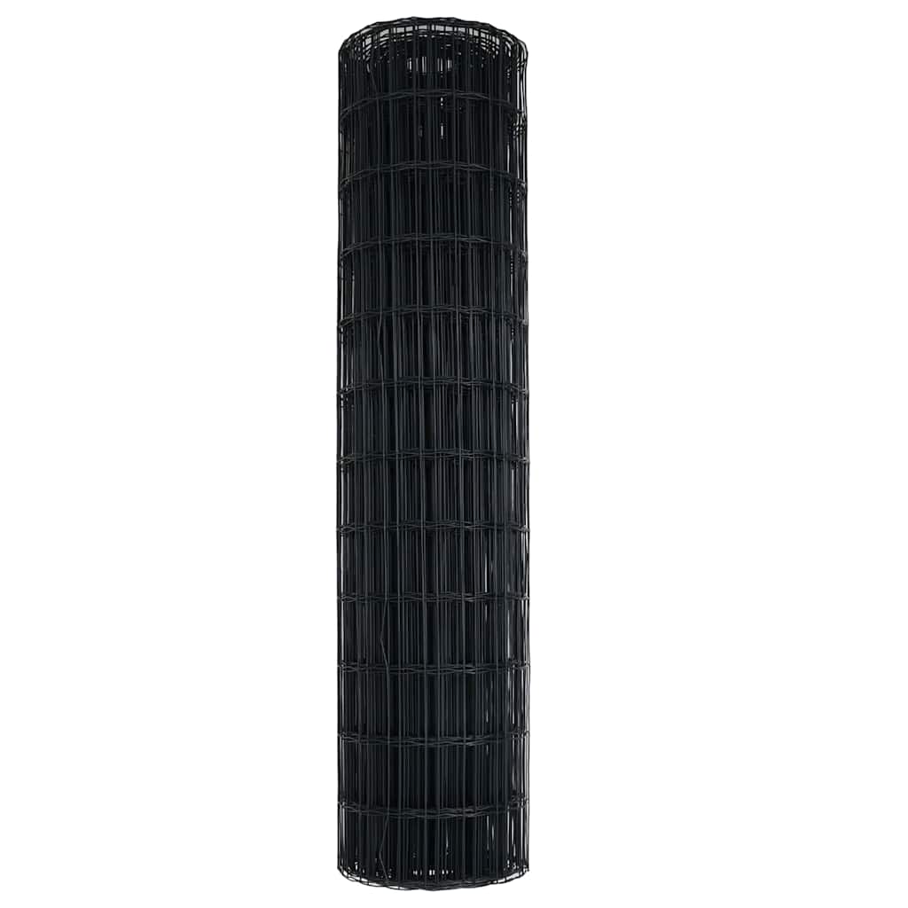 Euro Fence Grey 1.4 x 10 m PVC-coated iron