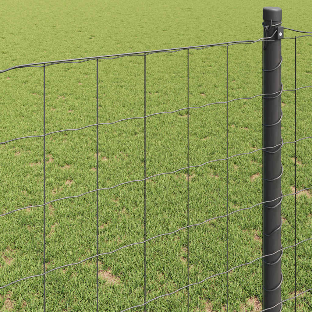 Euro Fence Grey 1.2 x 10 m PVC-coated iron