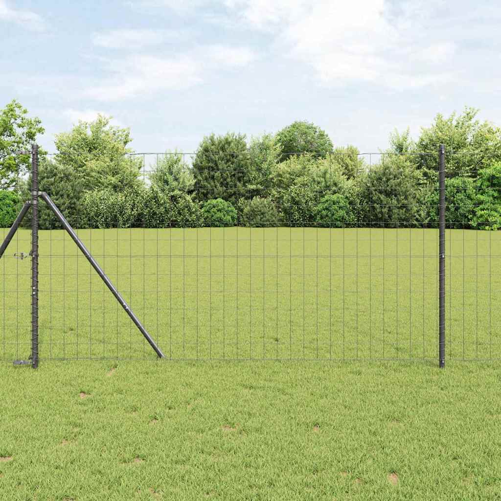 Euro Fence Grey 1.2 x 10 m PVC-coated iron
