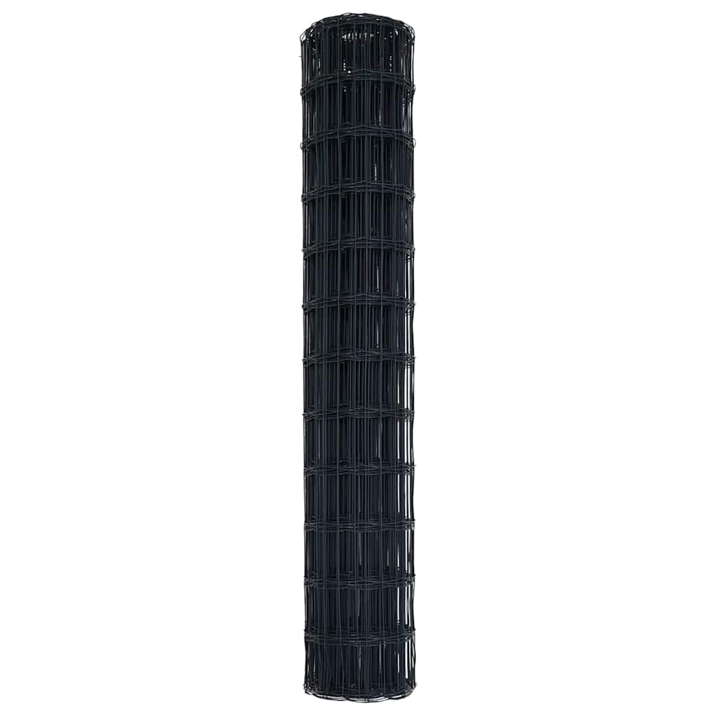Euro Fence Grey 1.2 x 10 m PVC-coated iron