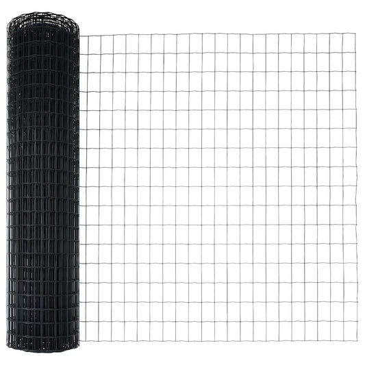 Euro Fence 1 x 25 m PVC-coated iron Grey