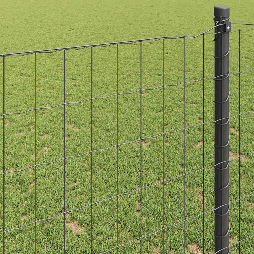 Euro Fence Grey 0.4 x 25 m PVC-coated iron