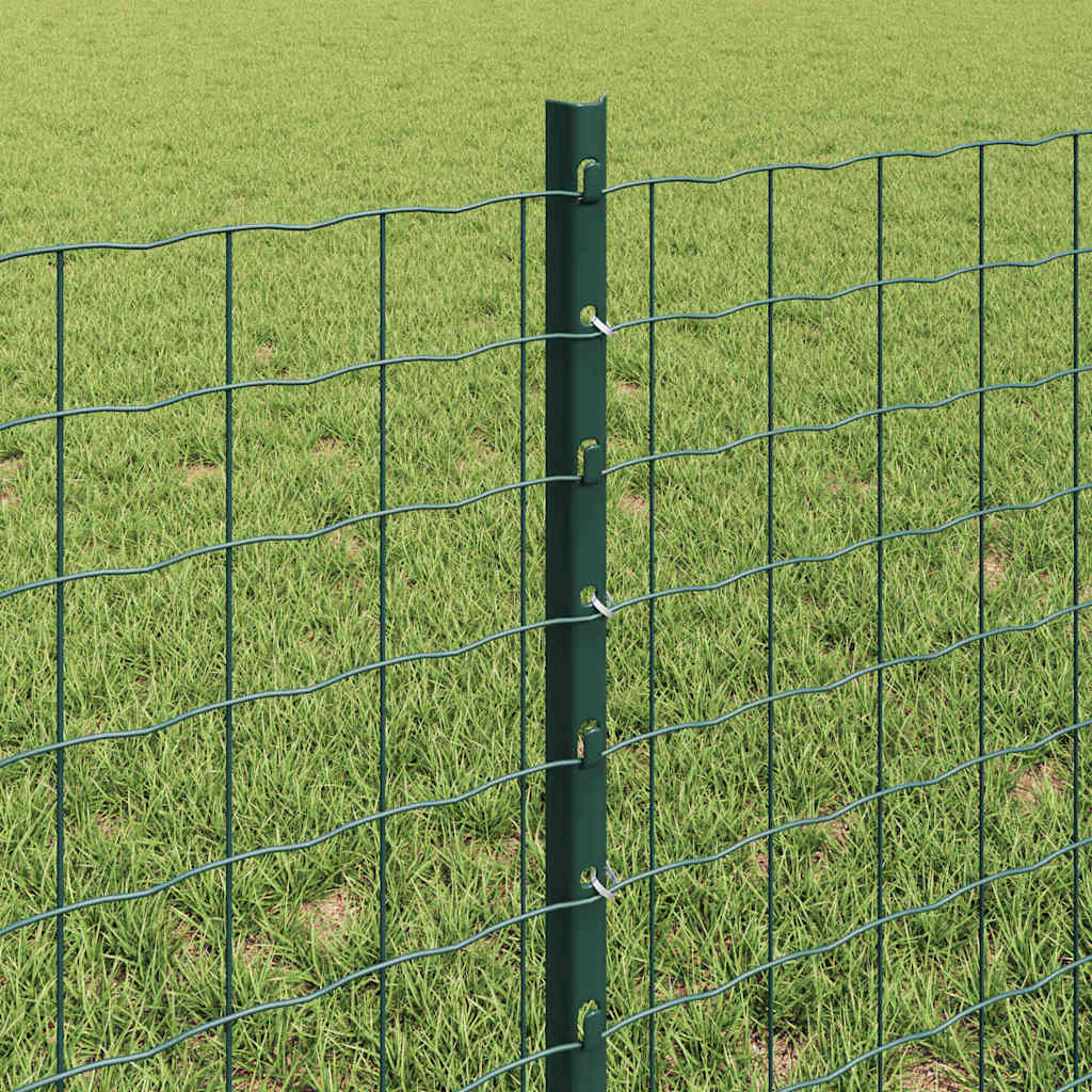 Fence with Post Green
