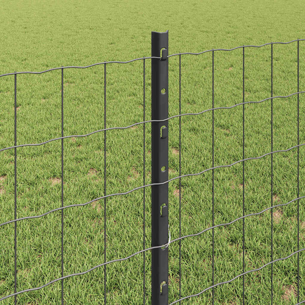 Fence with Post Grey