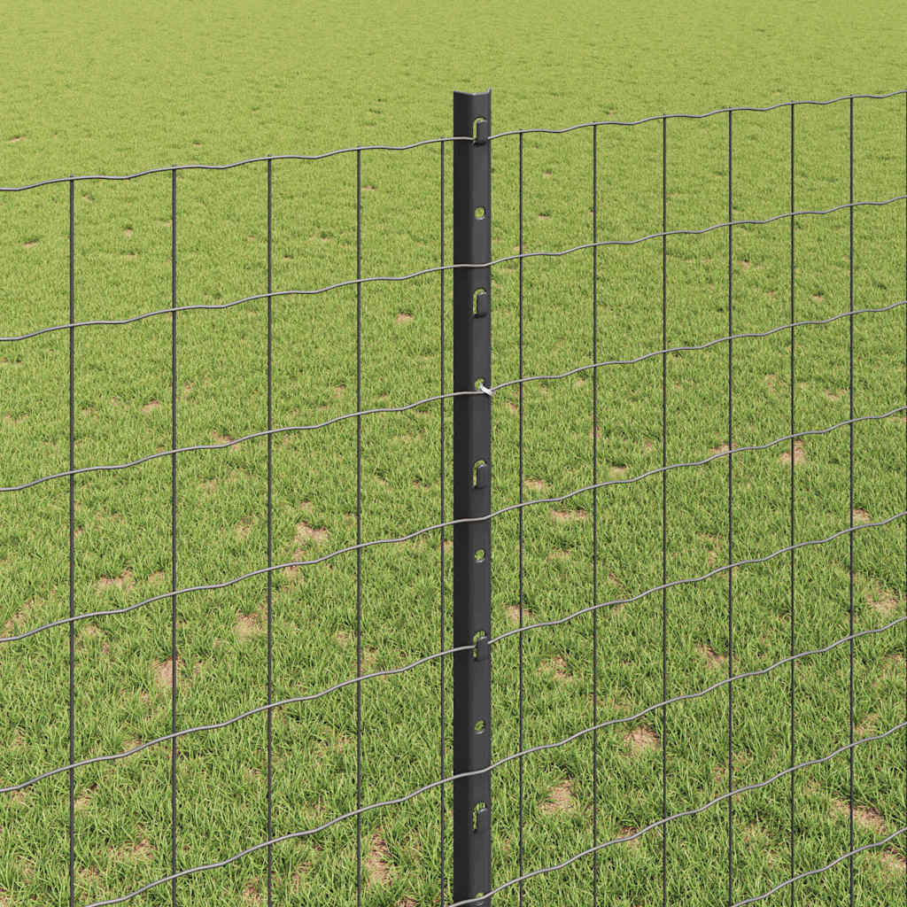 Fence with Post Grey