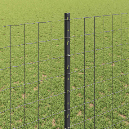 Fence with Post Grey