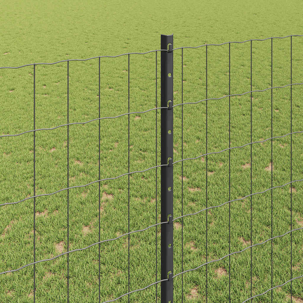 Fence with Post Grey