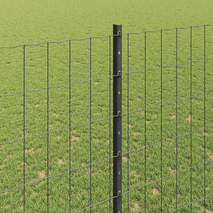 Fence with Post Grey