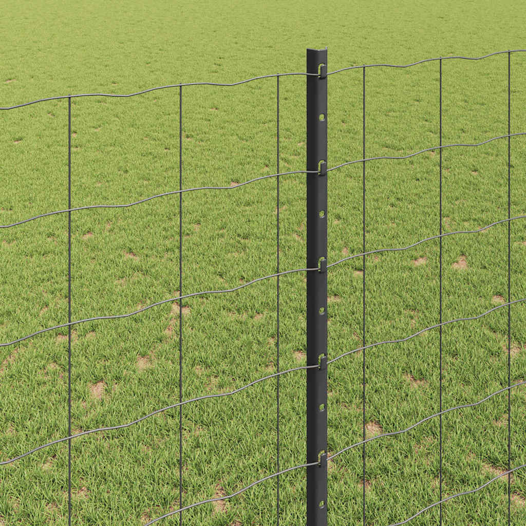 Fence with Post Grey