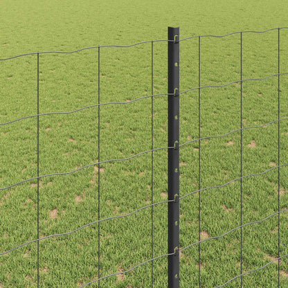 Fence with Post Grey