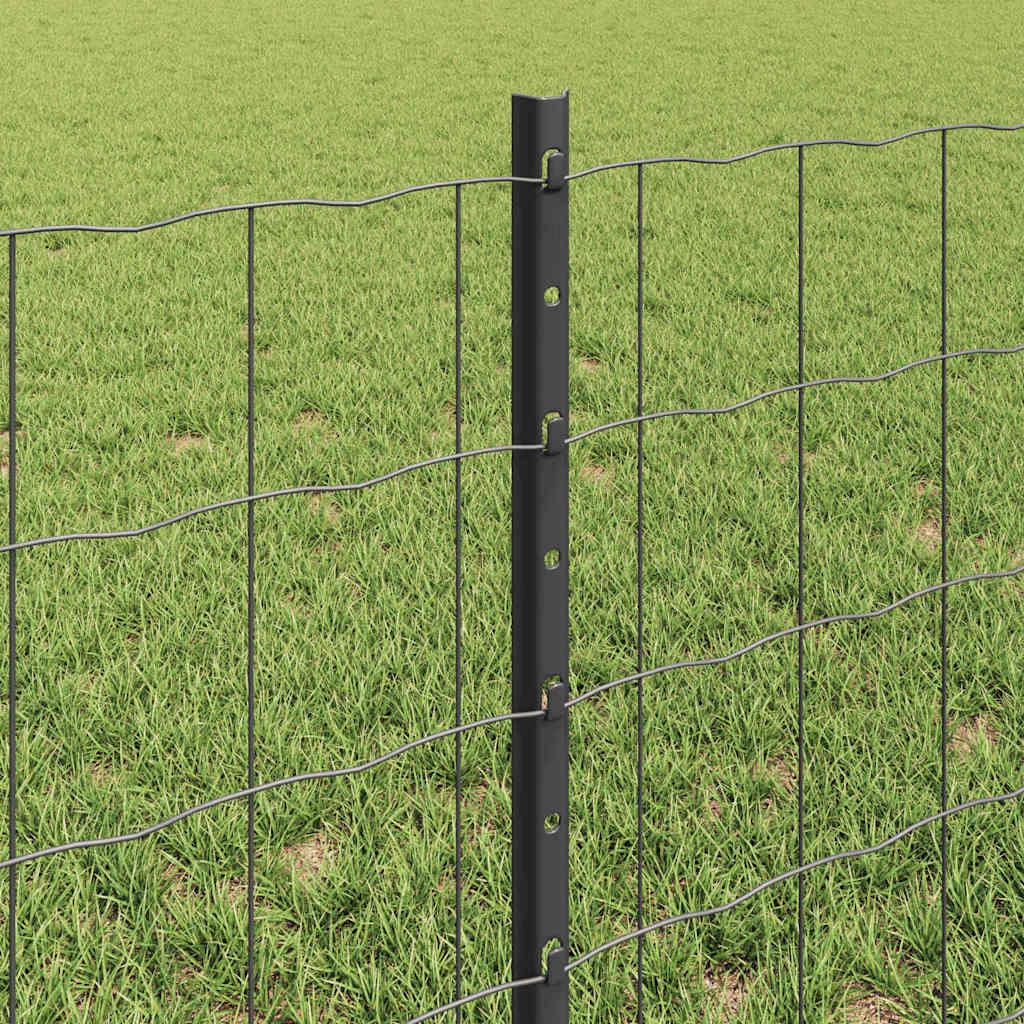 Fence with Post Grey