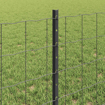 Fence with Post Grey