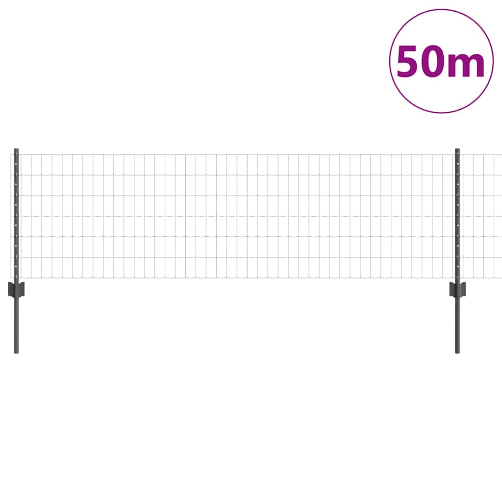 Fence with Post Grey