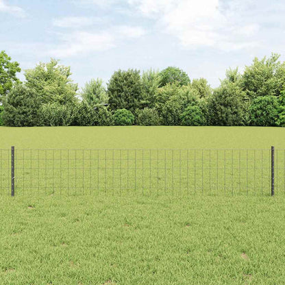 Fence with Post Grey