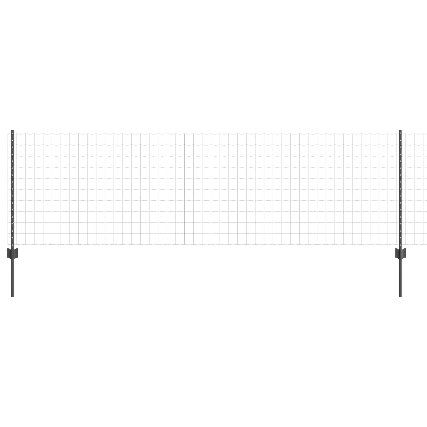 Fence with Post Grey