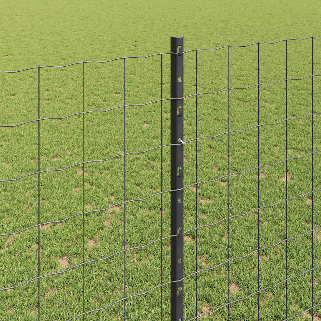Fence with Post Grey