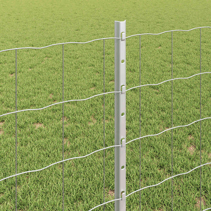 Fence with Post Silver
