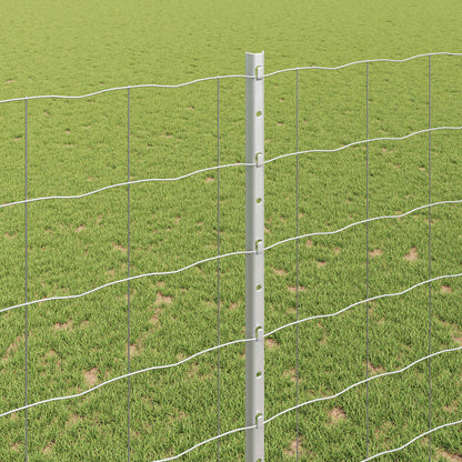 Fence with Post Silver