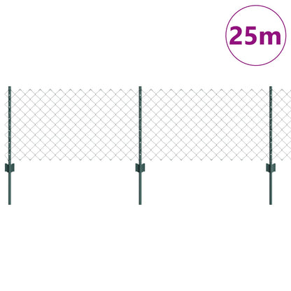 Fence with Post Green