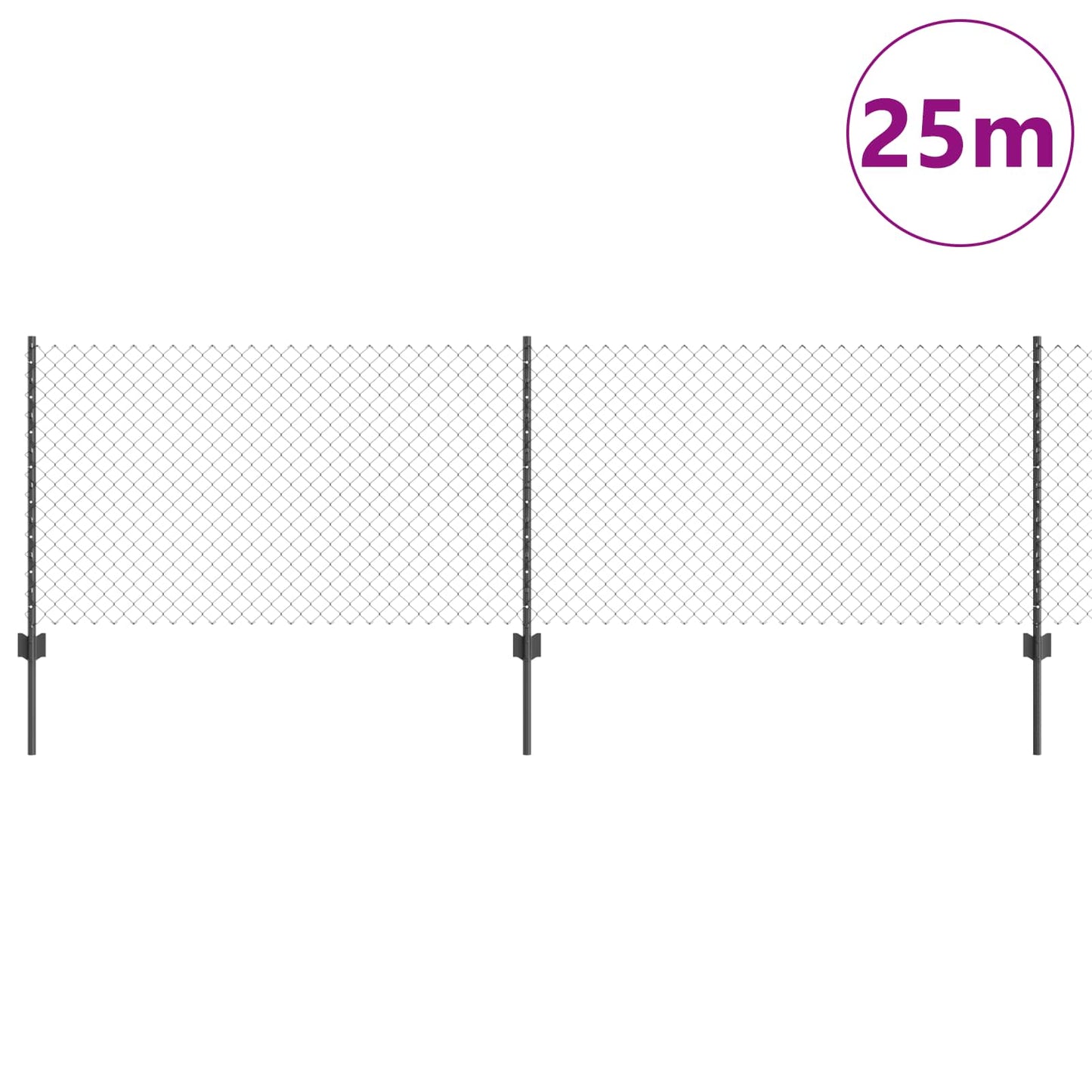 Fence with Post Grey