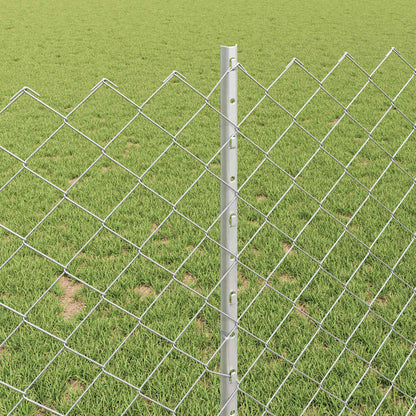 Fence with Post Silver