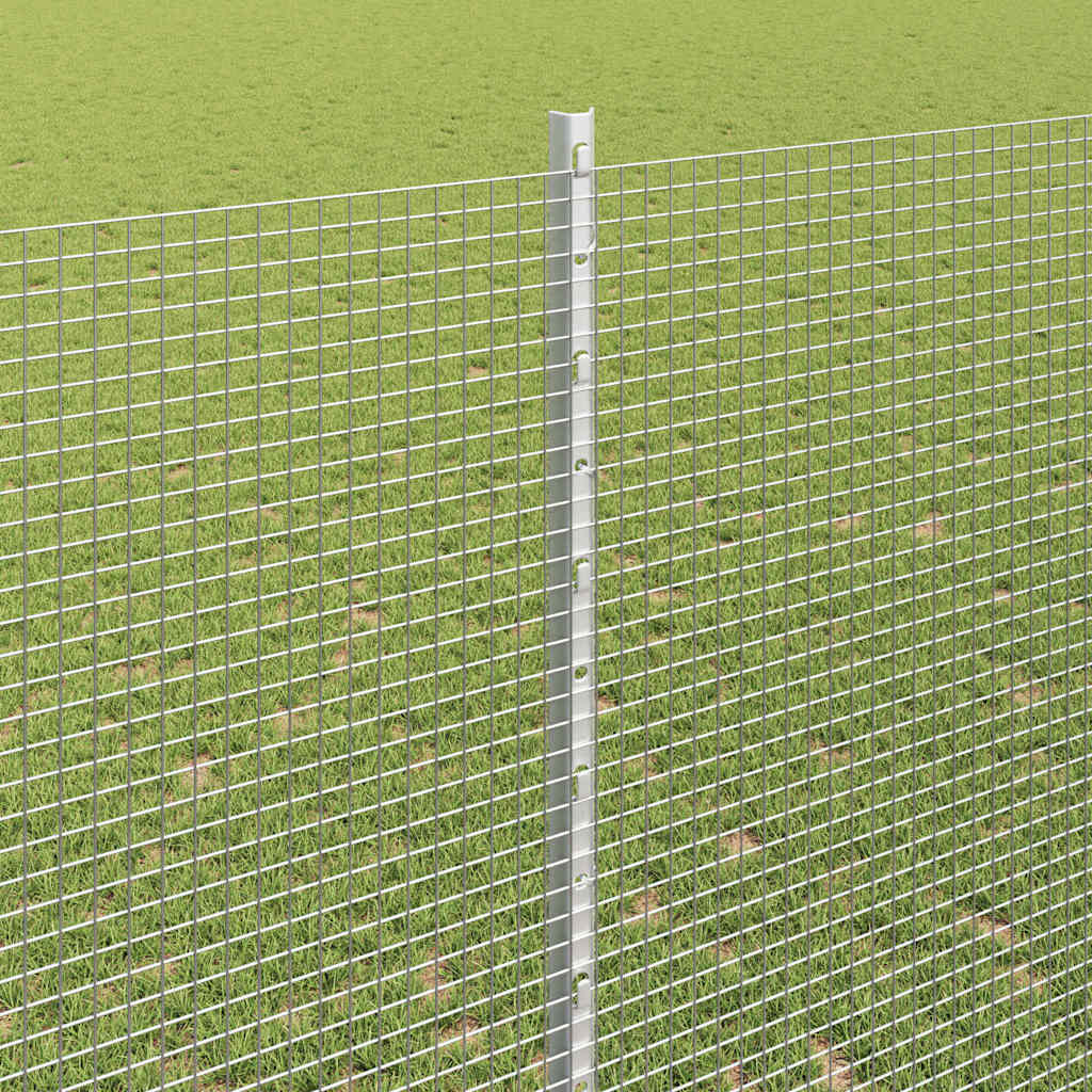 Fence with Post Silver