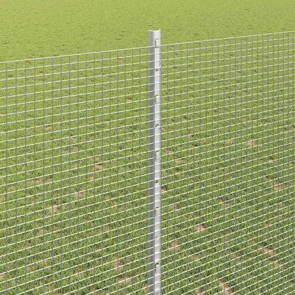 Fence with Post Silver
