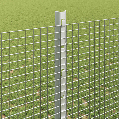 Fence with Post Silver