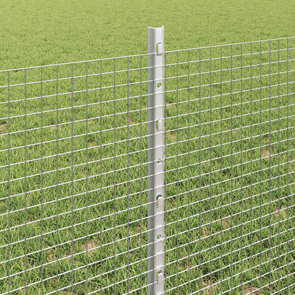 Fence with Post Silver