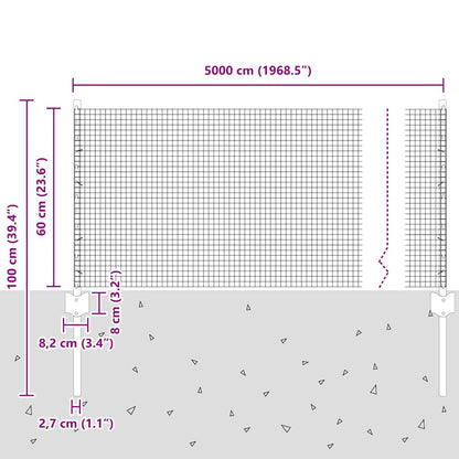 Fence with Post Silver