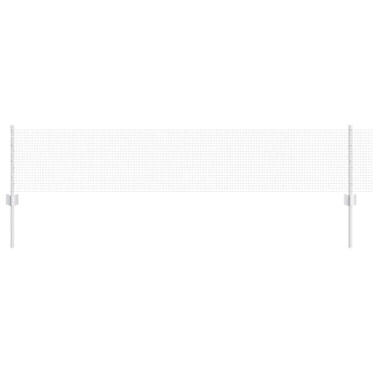 Welded Wire Fence with Posts 100 x 0.4 m Galvanised Steel Mesh