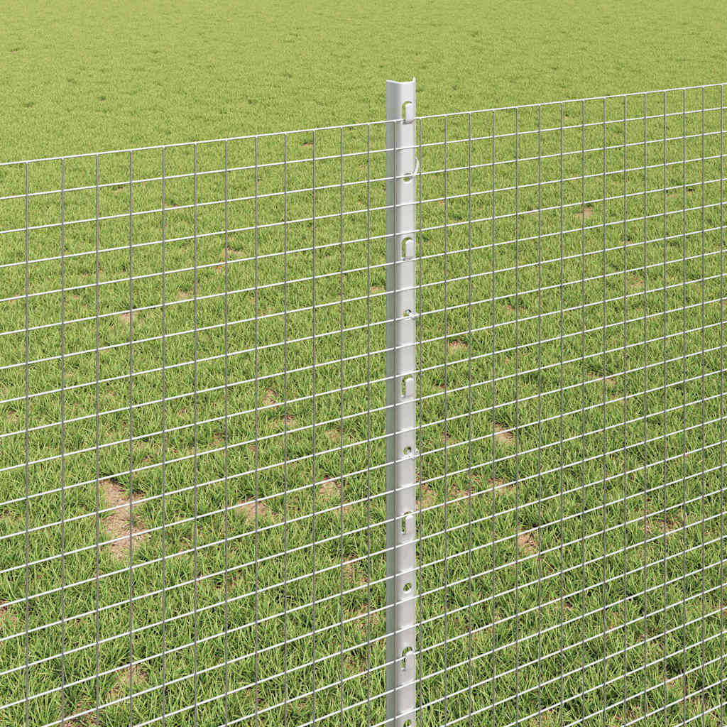 Fence with Post Silver