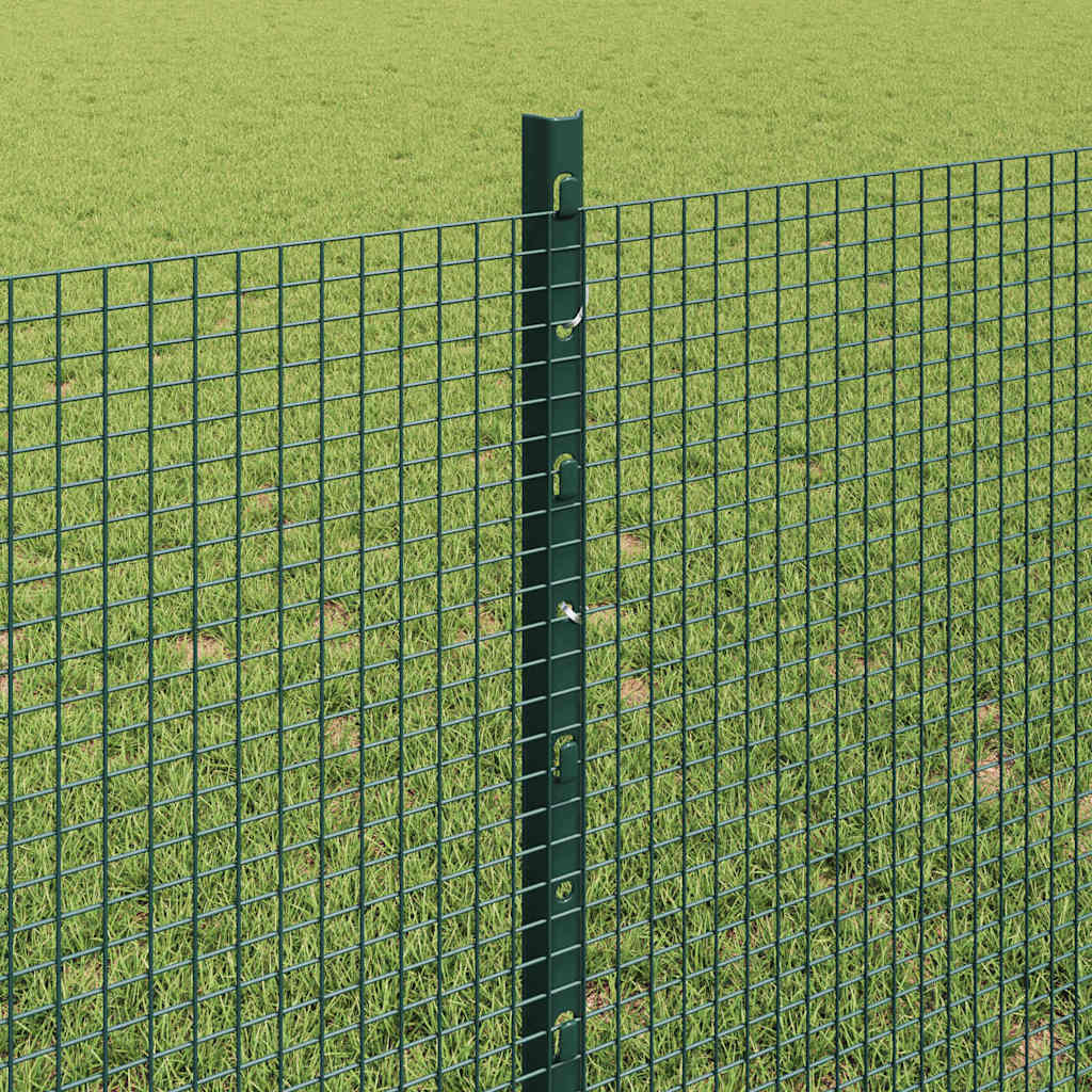 Fence with Post Green