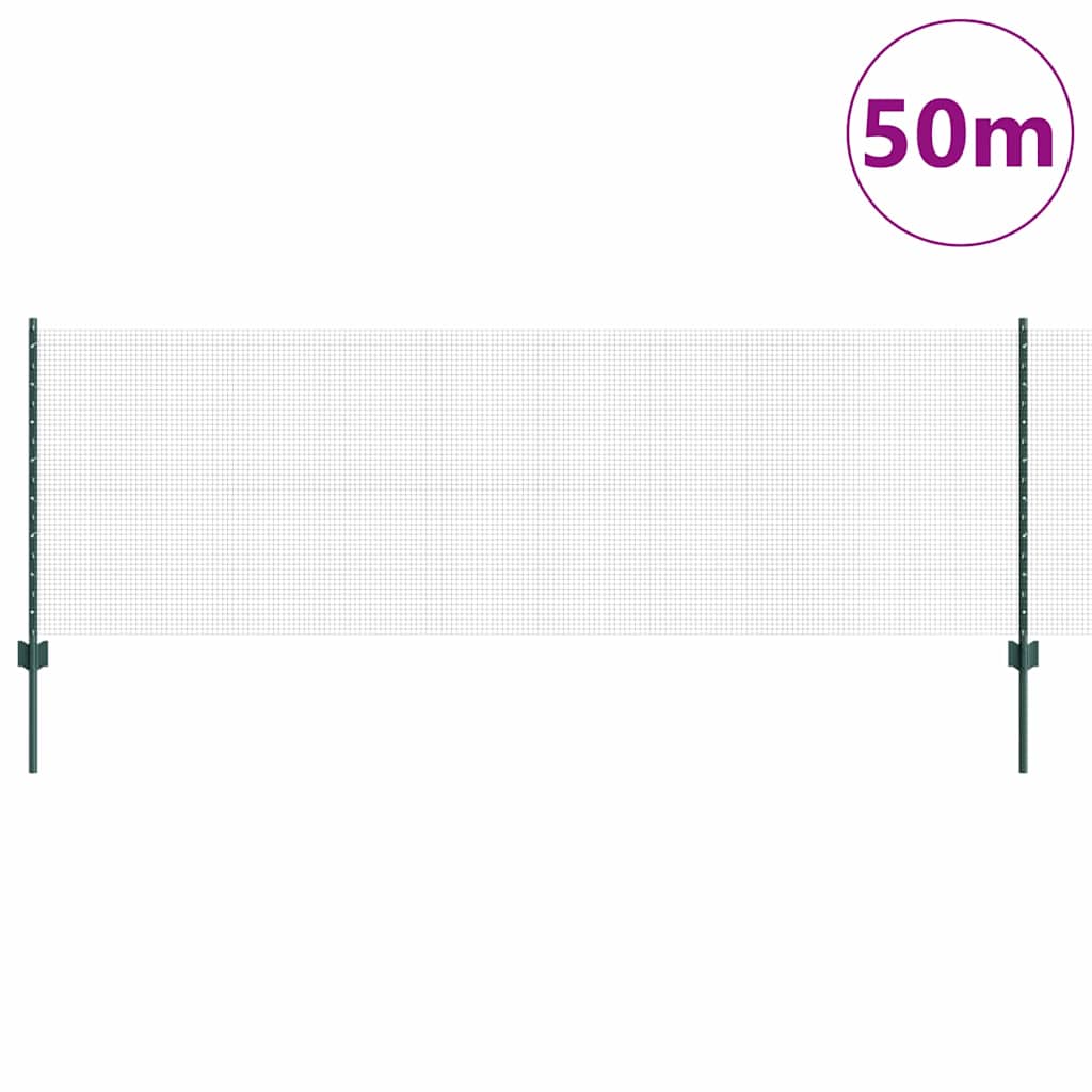 Fence with Post Green